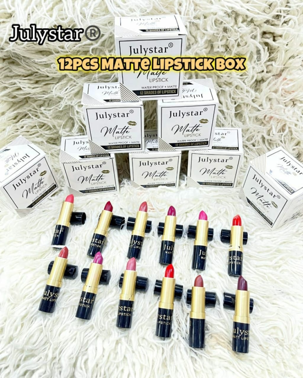 6 Pcs Julystar Matte Lipstick Set