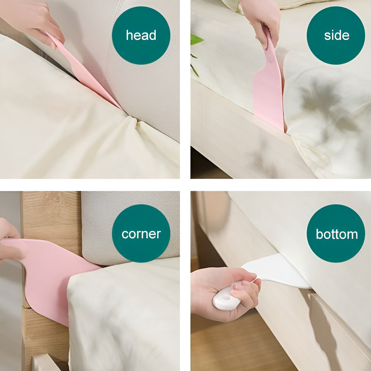 Bed Sheet Tucker Tool Tucking Paddle For Bed Bedsheet Change Making Easier Plastic Durable Sheet Change Helper Random Color