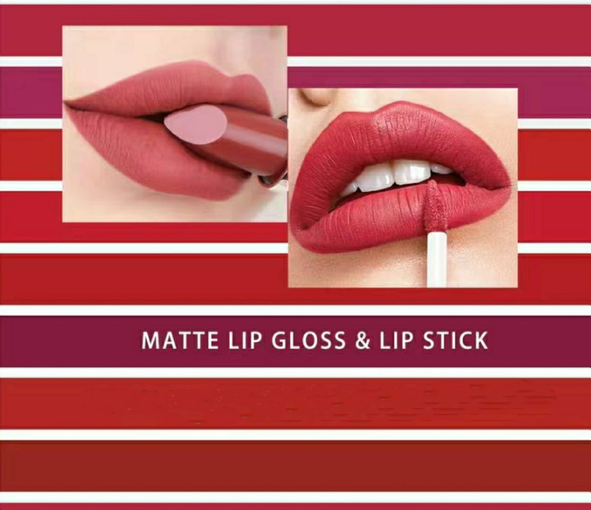 Eccsece 2 In 1 Lipstick Lipgloss