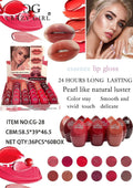 Pack Of 6 Crazy Girl 24 Hours High Pigment Lipgloss