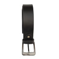 Big Size Men Buffalo Leather Belt Waist Belt For Boys Mens Black