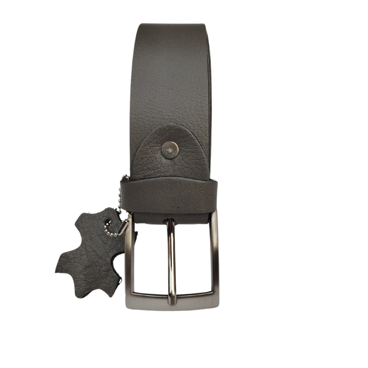 Men Buffalo Leather Belt Grey Color Waist Belt For Boys Mens Grey