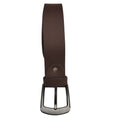 Big Size Men Buffalo Plain Leather Belt Waist Belt For Boys Mens Dark Brown
