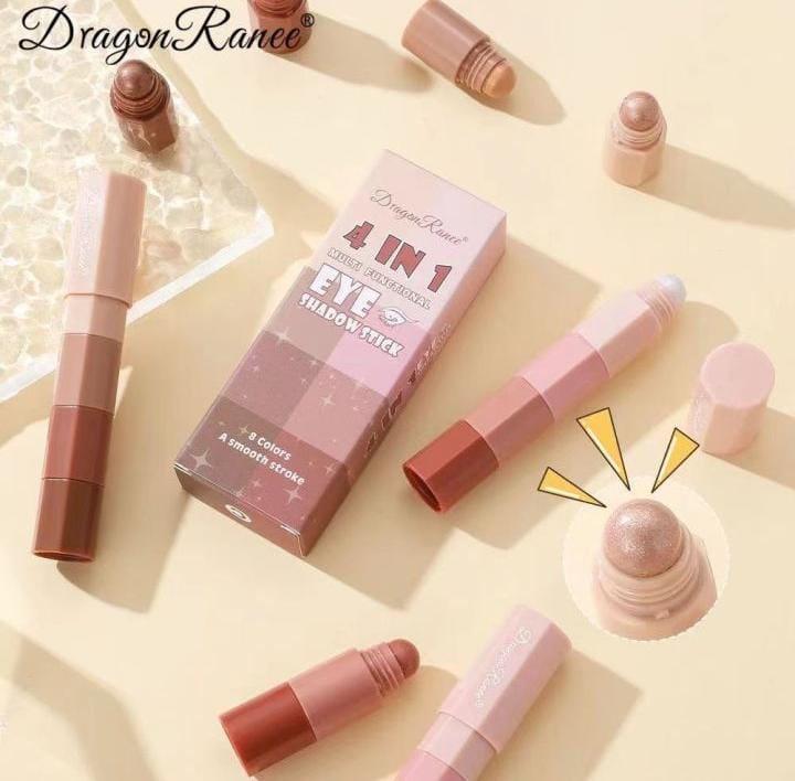 One Pcs 4 In 1 Eye Makeup Pen Random Color Without Box