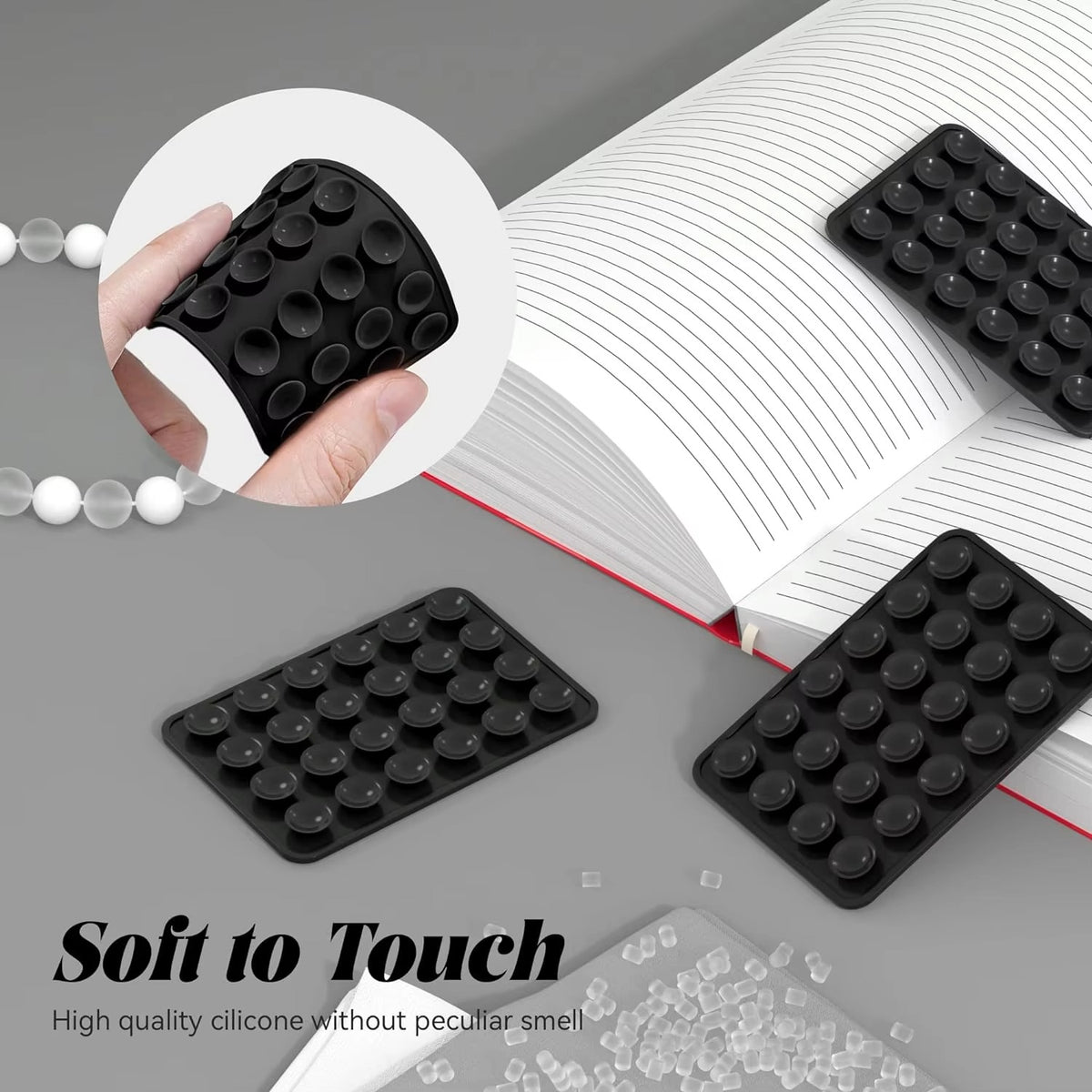 Mobile Bubble Grip Silicone Suction Cup Phone Strong Grip Holder Hands Free Use Mobile Phone Holder Random Color