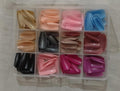 144 Pcs Nails Box Colorful And Shiny Nails Box Random Color