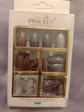 96 Pcs Nude Colors Nail Pack Without Glue Or Sticker Random Color