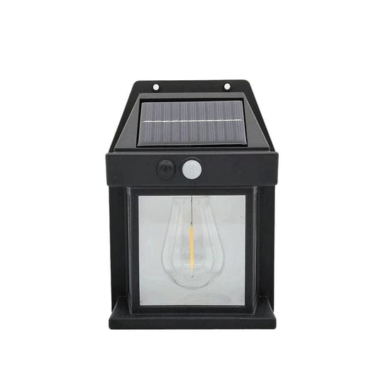 Solar Tungsten Filament Wall Lamp Outdoor Intelligent Induction Light For Garden Courtyard Villa