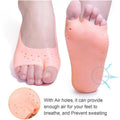 Silicone Gel Moisturizing Socks Non Slip Socks Cracked Foot Prevention Socks Foot Care Tool With Breathable Hole