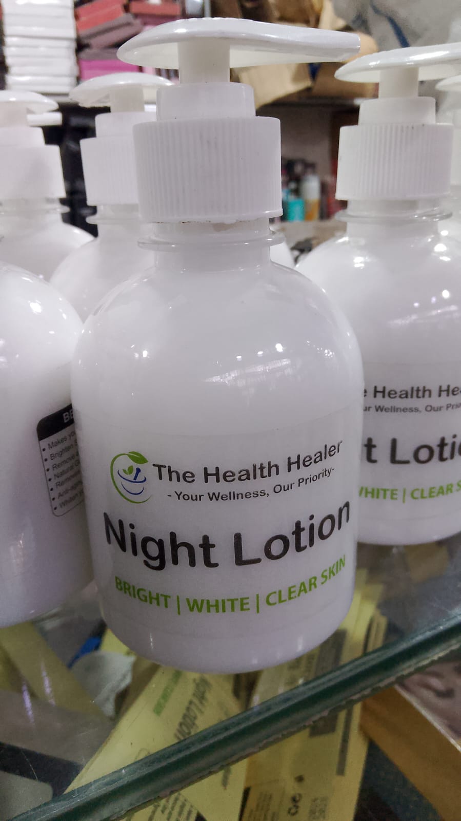 The Health Healer Night Lotion Bright White Clear Skin 240Ml