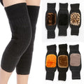 1 Pair Knee Warmer Woolen Knee Cap For Men And Women Random Design