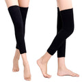 Pair School Uniform Dress Warm Woolen Lycra Knee Warmers Half Foot Length Black