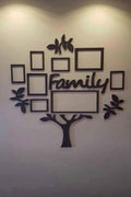 3D Wall Art Family Tree Wooden Family Tree Photo Wall Decoration
