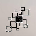3D Acrylic Dm01 Clock Mirror Effect Ring Wall Clock Modern Design