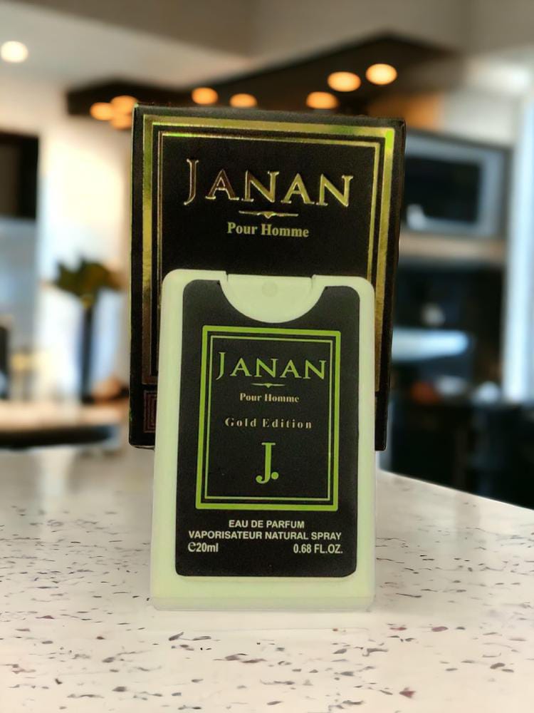 J Janan Gold Edition Long Lasting Fragrance Perfume Set For Men Pack Of 2 Set