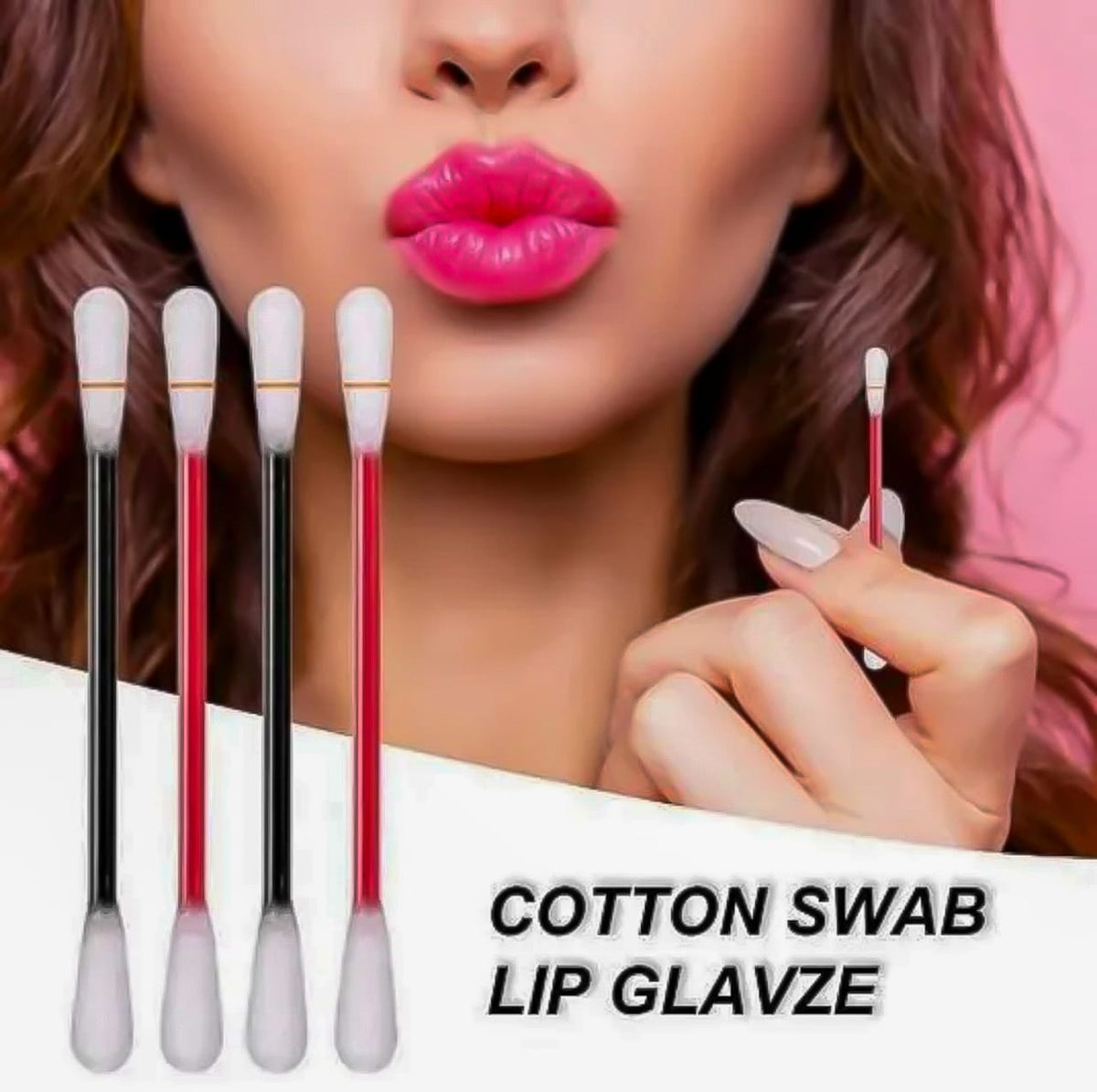 20 Pcs Long Lasting Cotton Bud Lipstick Lip Tint Multicolor 2