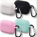 Airpods Pro 2 Soft Silicone Case With Hanging Clip Random Color