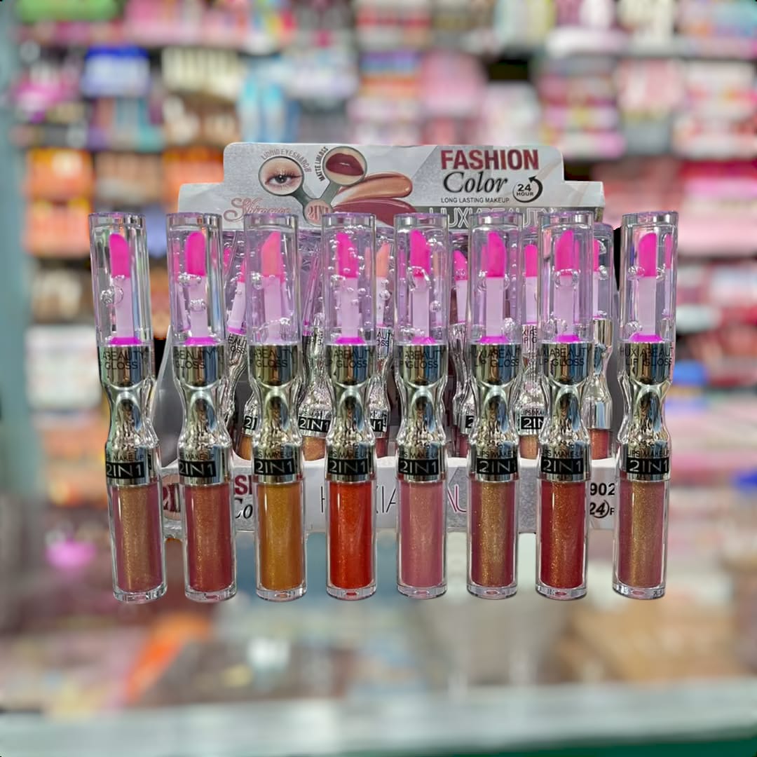 2 In 1 Hydrating Lipgloss Lip Oil Random Color Pack Of 2