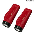 Pack Of 2 Multifunction Portable Super Bright Usb Rechargeable Flashlights Sd 8670