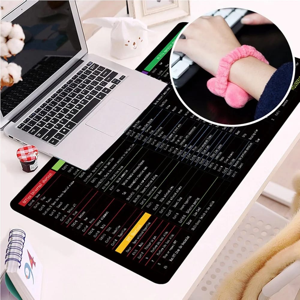 Shortcut Keyboard Mat Office Ps Lock Edge Cadwoaiexcelcdrppt Keyboard Table Mat Consignment