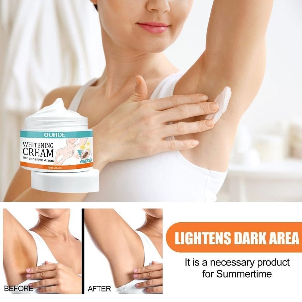 Sensitive Area Whitening Cream For Private Parts Underarms Inner Thighs And Dark Spot Lightening30Ml