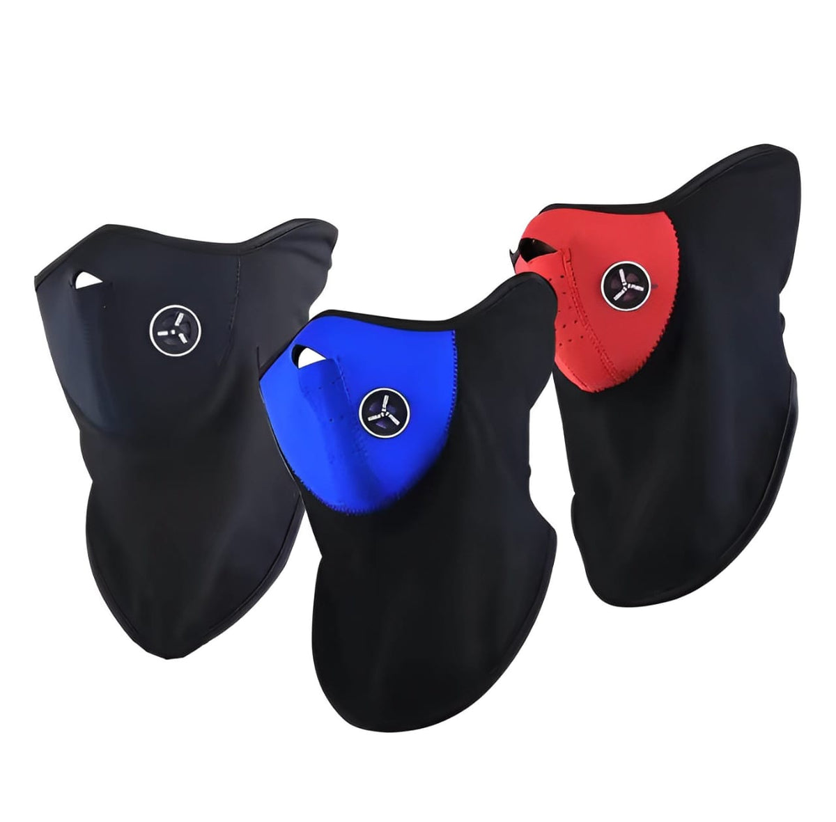 Winter Windproof  Bike Mask Half Face Motorcycle Masks for men and women - Red