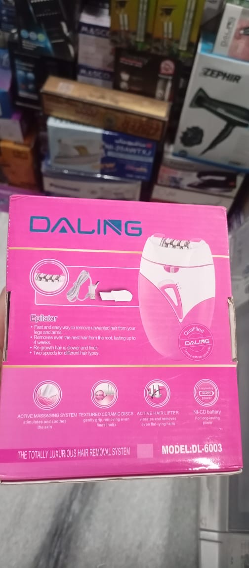 Daling Dl 6003 Portable Women Depilation Epilatior Mini Electric Painless Lady Hair Remover