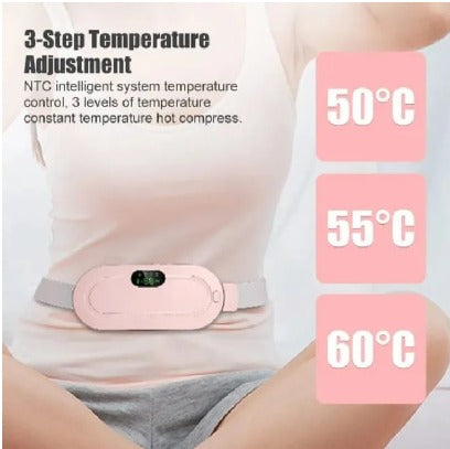 Digital Period Pad Heating And Vibrating For Healing Period Cramps Womens Care Pin Relief With 3 Heat Levels And 4 Mode