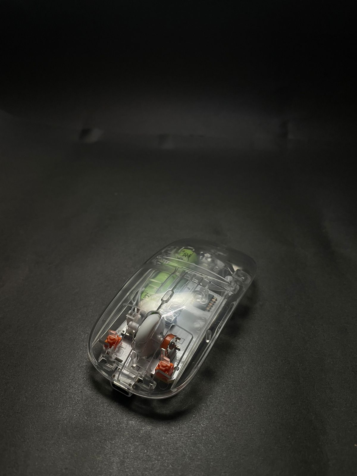 Rgb Wireless Transparent Mouse Dual Mode Rechargeable Mouse With Led Lights