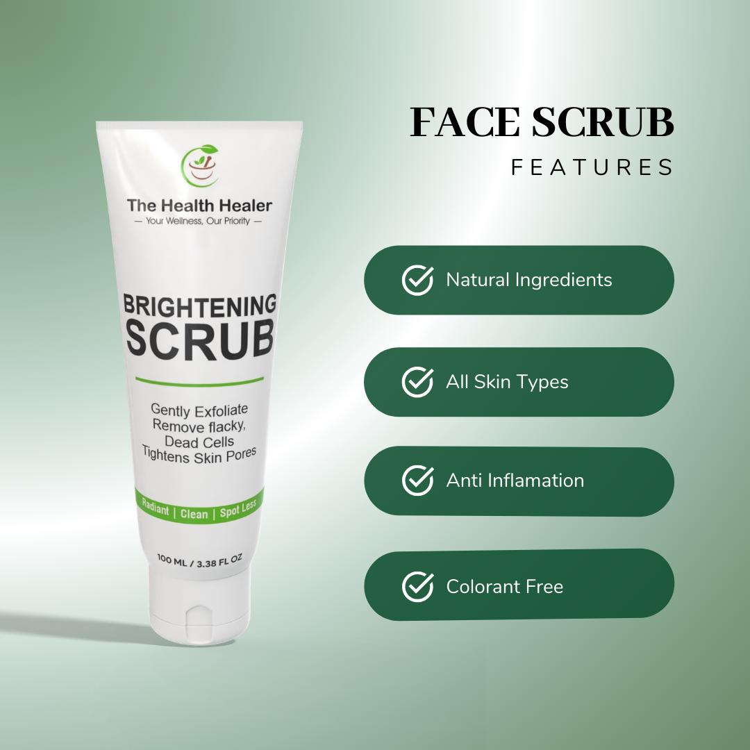2 In 1 Brightening Facewash Scrub Deal Moisturizes Your Skin Pack Of 2