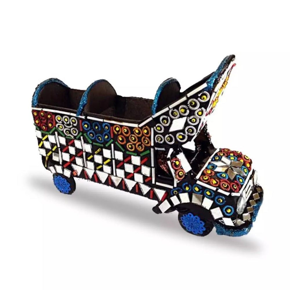 Mini Truck Colorful Model For Home And Office Decor Truck Art Decorative Miniature Glass Work Antique Decoration Items