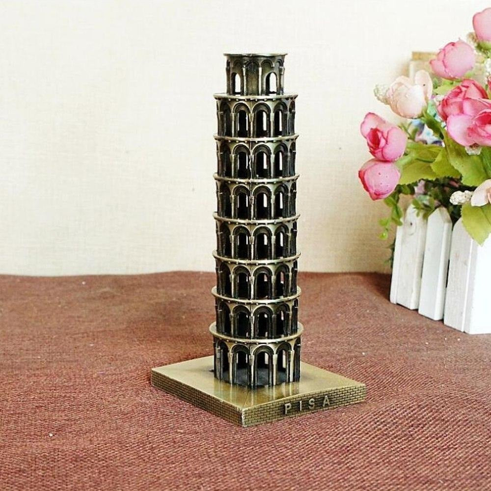 Pissa Tower Metal Model For Home Office Decoration