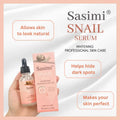Sasimi Snail Serum High Quality Anti Aging Moisturizing Whitening Serum For Pores Acne 30Ml