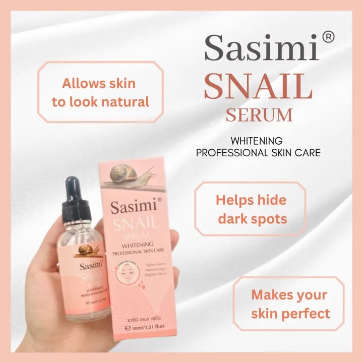 Sasimi Snail Serum High Quality Anti Aging Moisturizing Whitening Serum For Pores Acne 30Ml