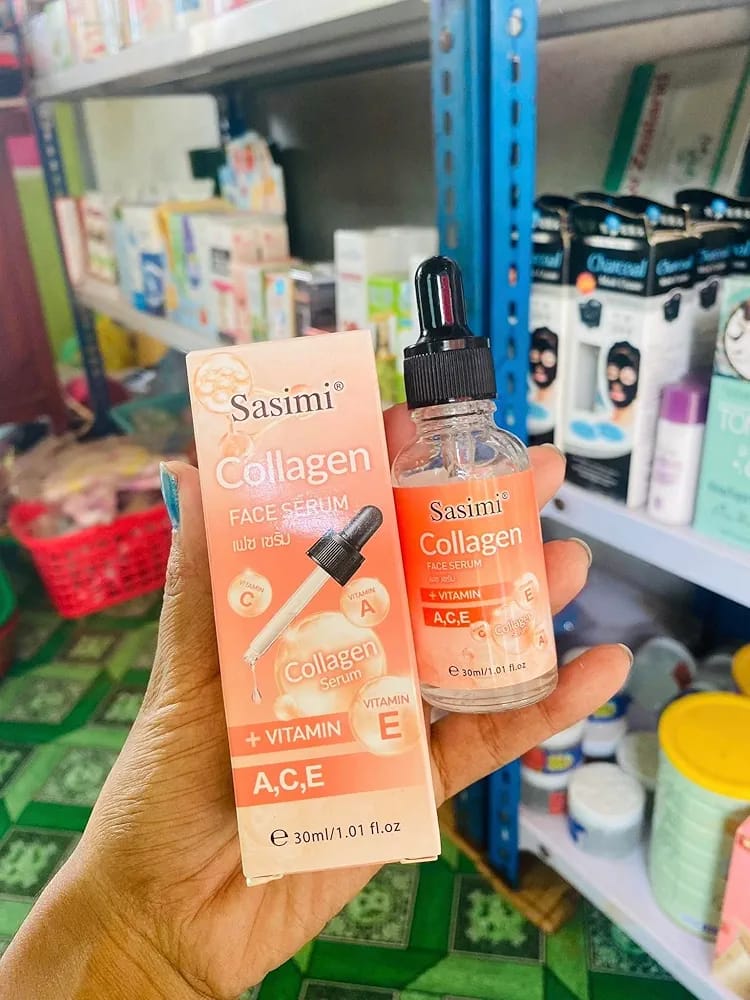 Sasimi Snail Serum High Quality Collagen Vitamin E Face Serum Helpfull For Fade Sun Spots