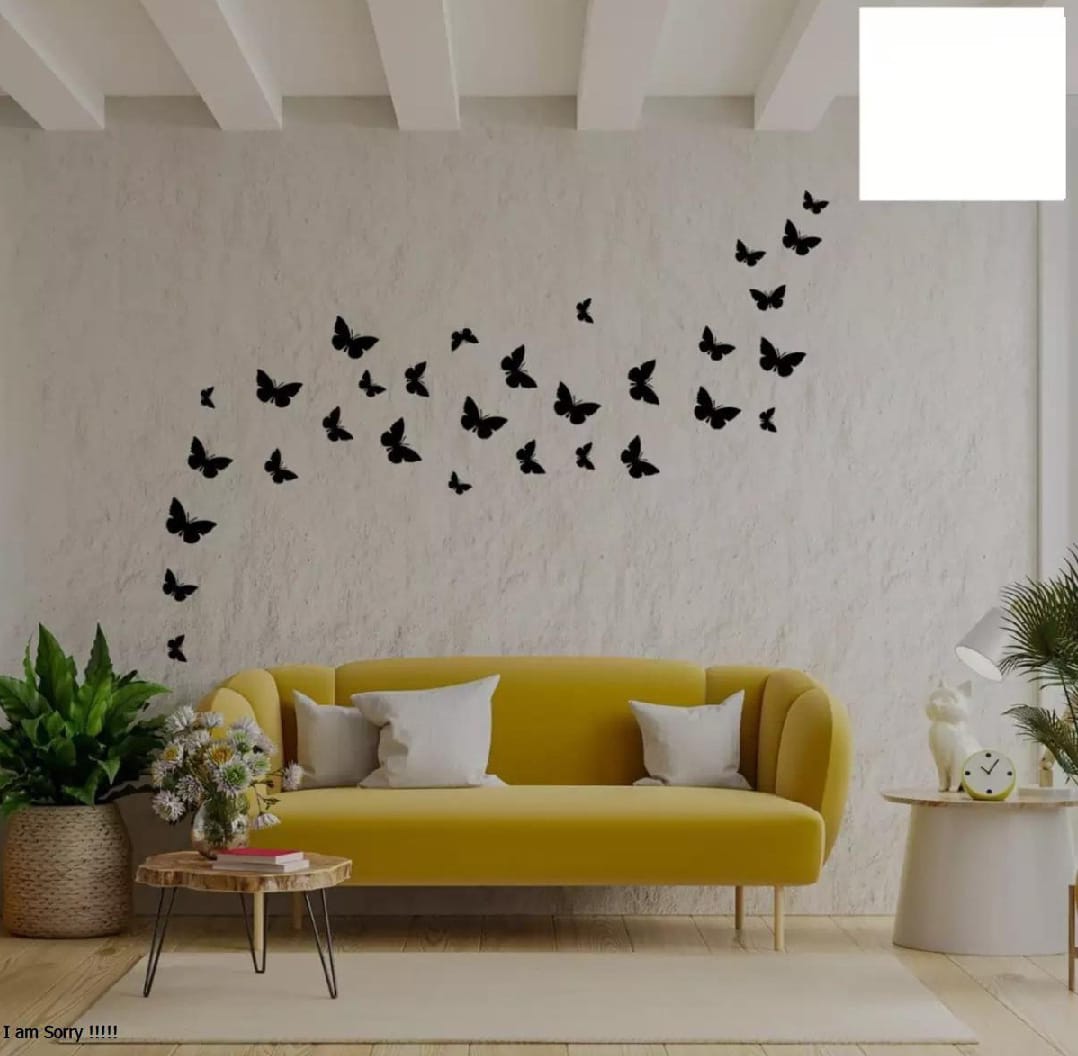 Pack Of 30 3D Wooden Butterfly Buy One Get One Free Pack Off 30 Wooden Wall Decoration Items For Home Bedrooms Inspire Kids And Look Decent