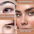 Mecow Liquid Eyebrow Pencil  24 Hours Waterproof Liquid Eyebrow Pen - Black