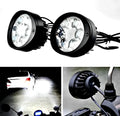 2 Led Plus Button Led Headlight Button Assist Lamp For Motorcycle Motorbike Bike Universal Cd70 Cg 125 All