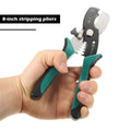 8 Inch Wire Stripper Cable Cutting Scissor Stripping Pliers Cutter Hand Tools Best Quality Hand Tools Random Color