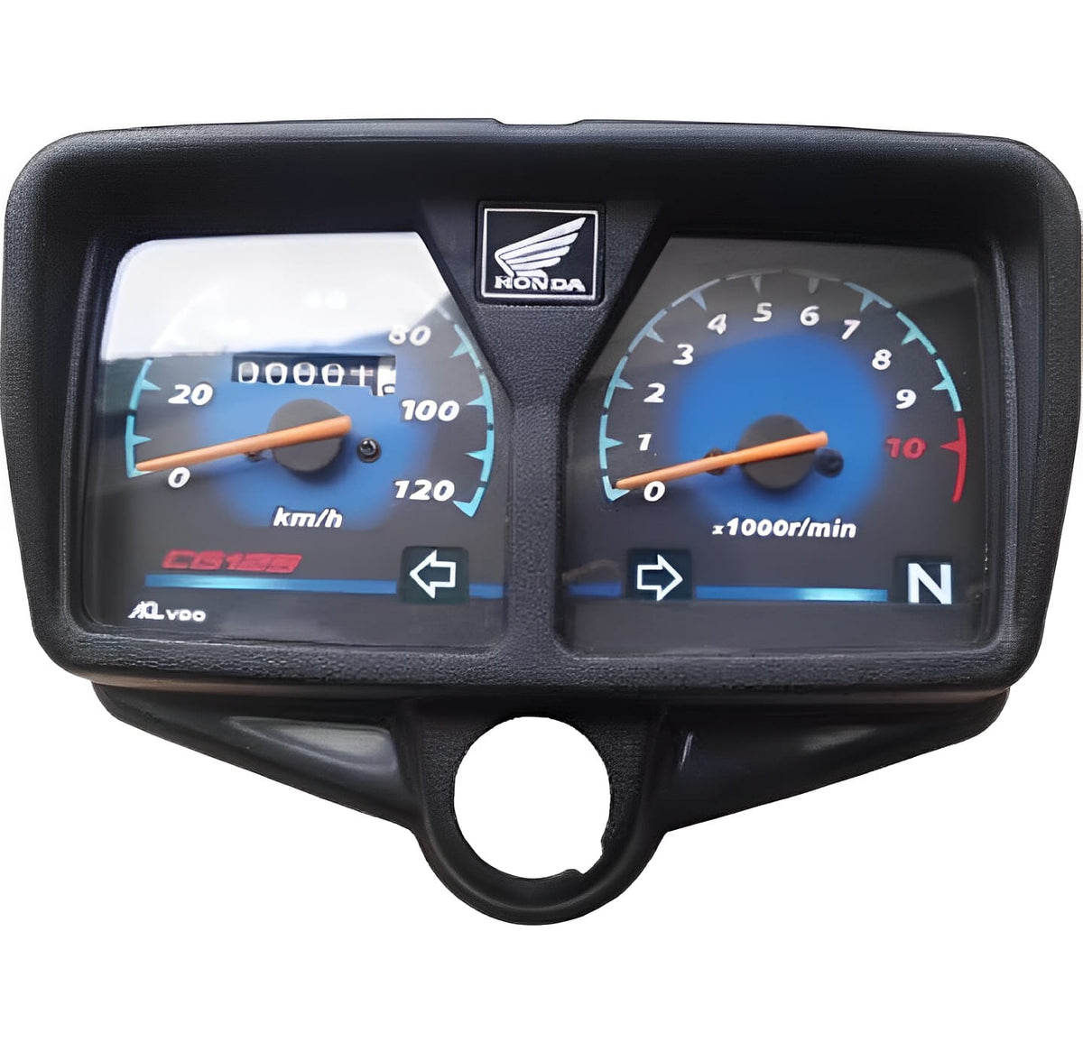 Premium All Black Speedometer For Cg 125 Motorcycle Honda 125Cc Bikes