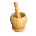 01 Set Wooden Pestle And Mortar For Crushing Woden Chattu Watta For Grinding Nuts Dates And Other Ingredients