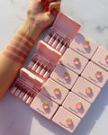 5 Pcs Dragon Ranee Peach Mini Lipstick Set Long Lasting Makeup Waterproof Lipstick Random Color 2884744