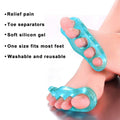Reusable Gel Toe Separators Straighteners For Hammer Overlapping Toes Unisex Random Color