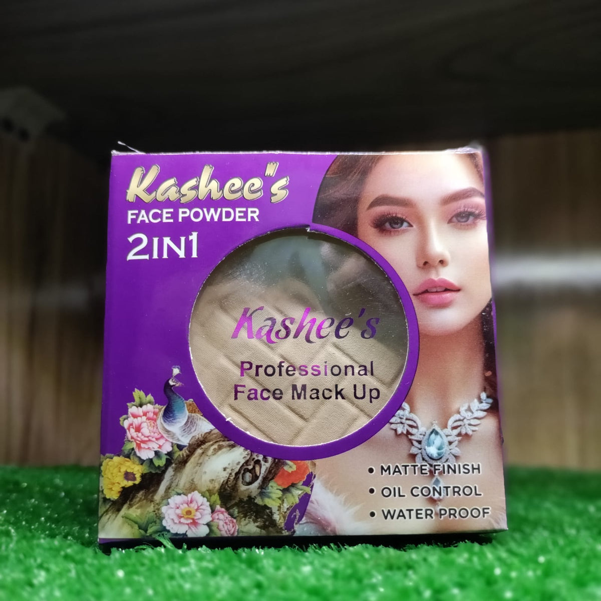 2 In 1 Kashees Face Powder Waterproof Oil Control Best Face Powder For Your Skin
