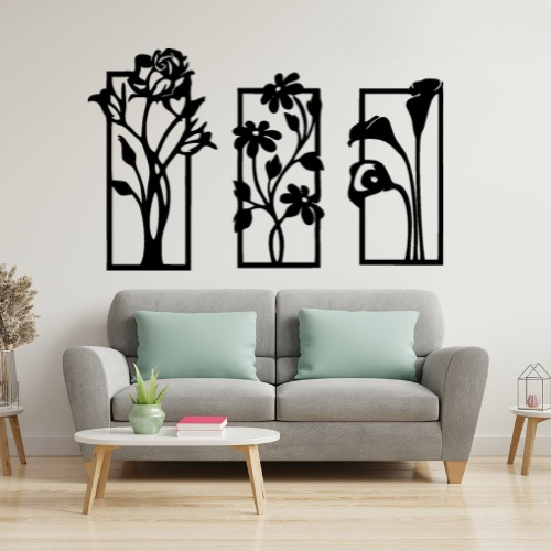 3D Flower Frame Wall Art Wooden Flower Frame Wall Art Wall Decoration Decor For Home Wall Decoration Attractive Wooden Wall Art