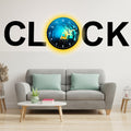 3D Wooden Alphabetic Clock With Esthetic Dial | Best Quality Alphabetic Design Clock For Home Decor | Home Decor Clock 30 inch  - Without Light