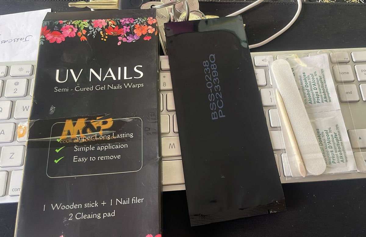 Pack Of 01 Uv Nails Sticker Best Quality Nails Uv Nails Sticker Nail For Girls Artificial Nails Girls Amp Women Nails