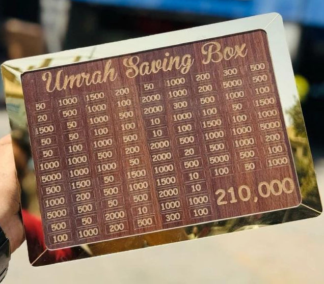 Umrah Saving Box Box For Umrah Saving Umrah Saving Box Best Quality Umrah Saving Box Umrah Saving Box Dark Brown Wooden Money Box For Umrah 210000 3330682