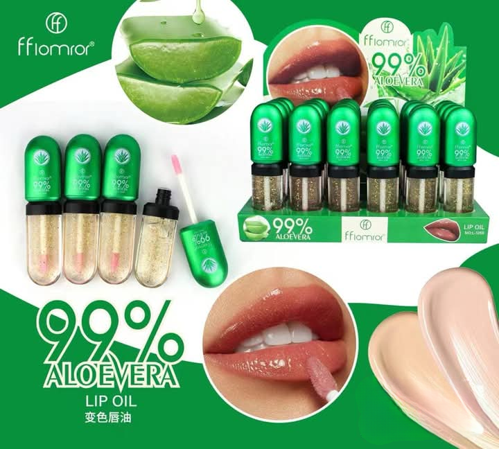 Flormar Aloe Vera Shiny Color Changing Lip Oil Your Glow Your Shade