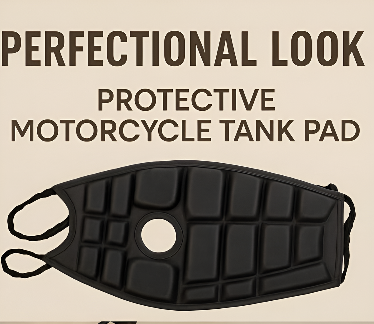 Universal Waterproof Motorcycle Fuel Tank Cushion Premium Relaxer Tanki Pad Amp Protective Cover For All Bikes Anti Slip Shock Absorbing Weather Resistant Pad For Comfortable Riding On Any Terrain